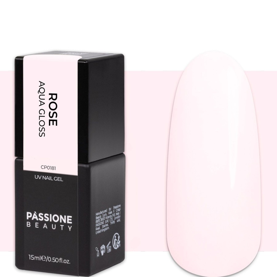 Gel Uv Colorati Passione beauty | Rose Aqua Gloss 15 Ml