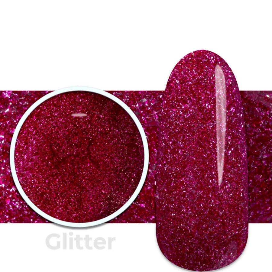 Gel Uv Colorati Passione beauty | Gel Glitter G65 Magenta Flash