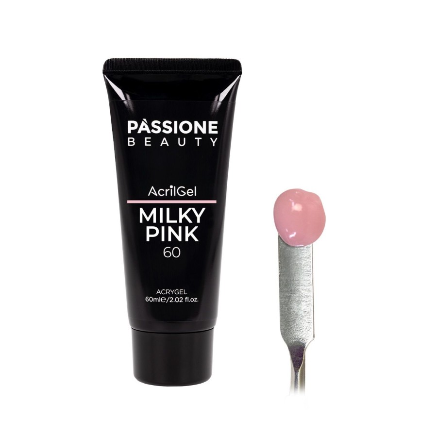 Ricostruzione Unghie Passione beauty | Acrilgel 60 Ml Milky Pink