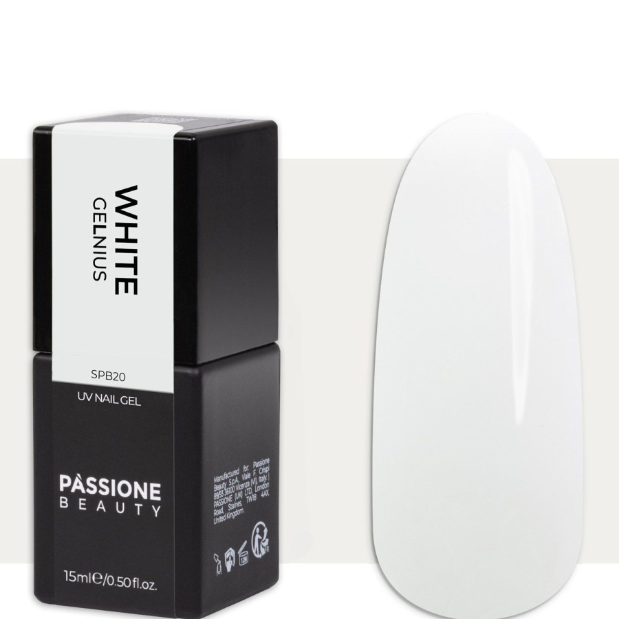 Semipermanenti Passione beauty | Gelnius White 15 Ml