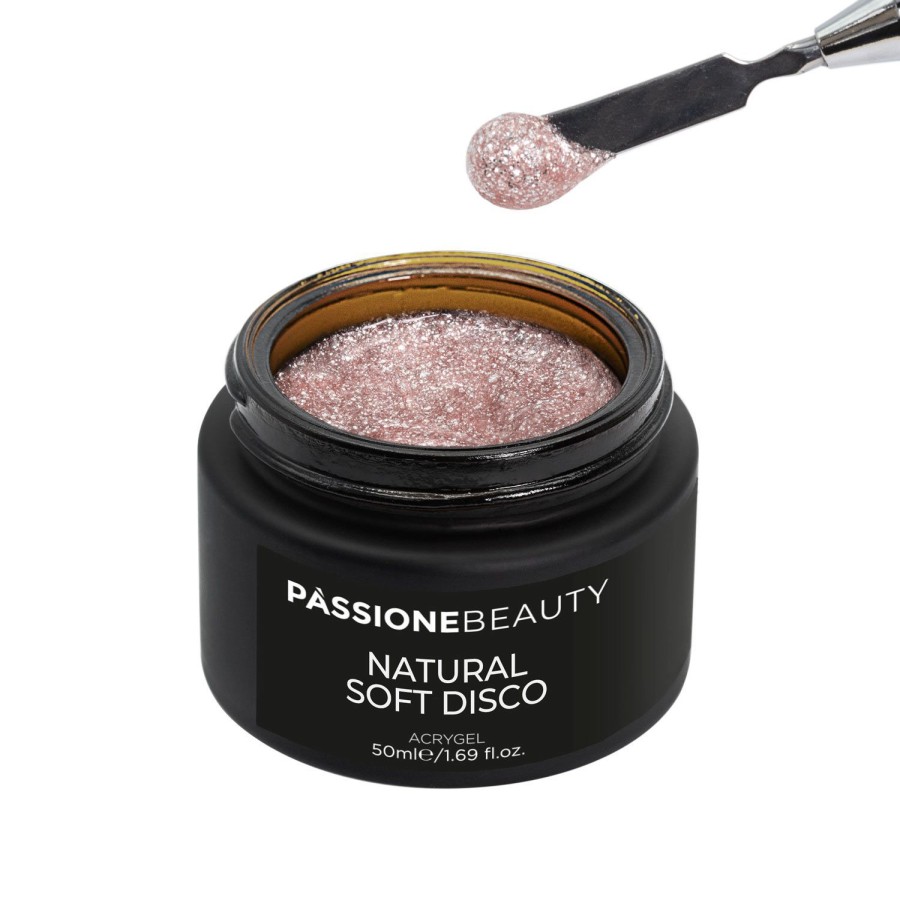 Ricostruzione Unghie Passione beauty | Acrilgel 50 Ml Soft Disco Natural