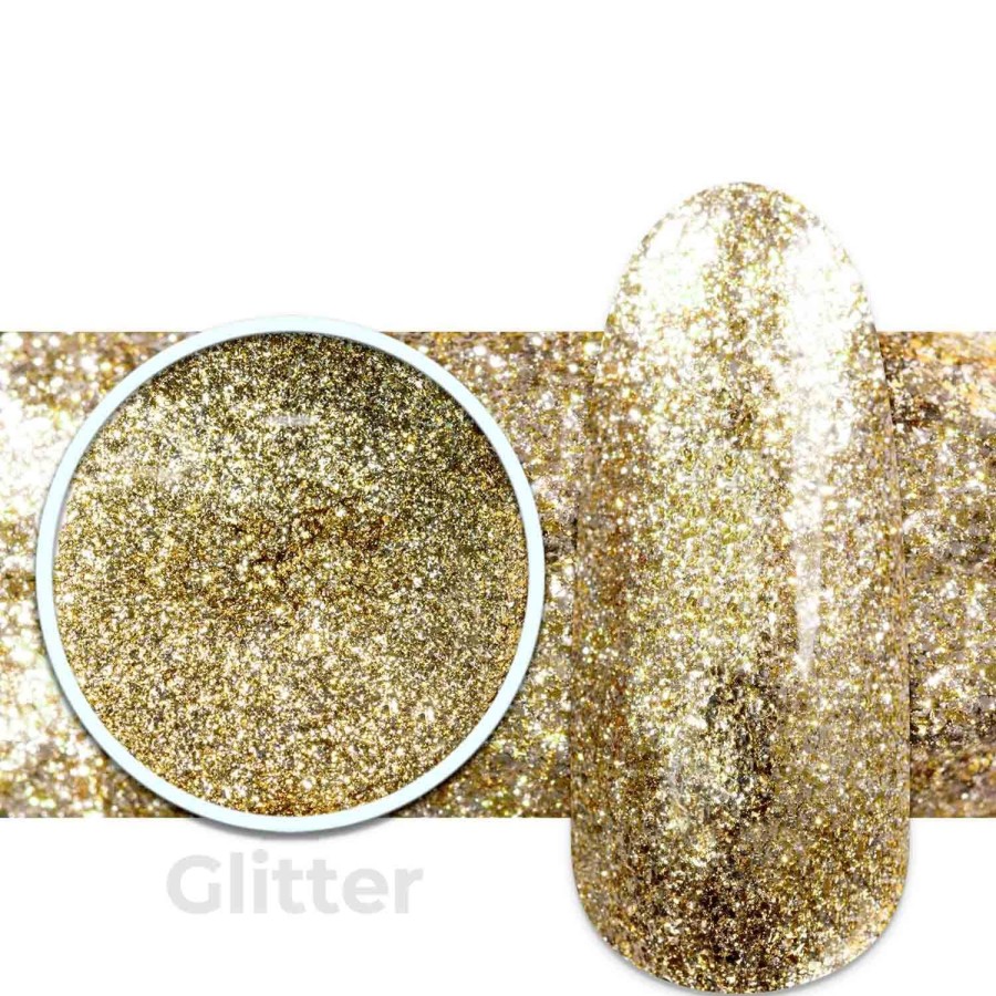 Gel Uv Colorati Passione beauty | Gel Glitter G60 Champagne Flash