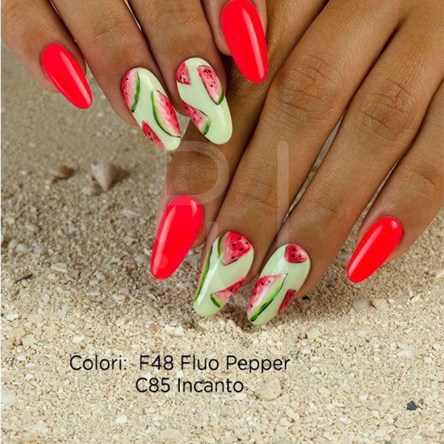 Gel Uv Colorati Passione beauty | Gel Color F48 Fluo Pepper