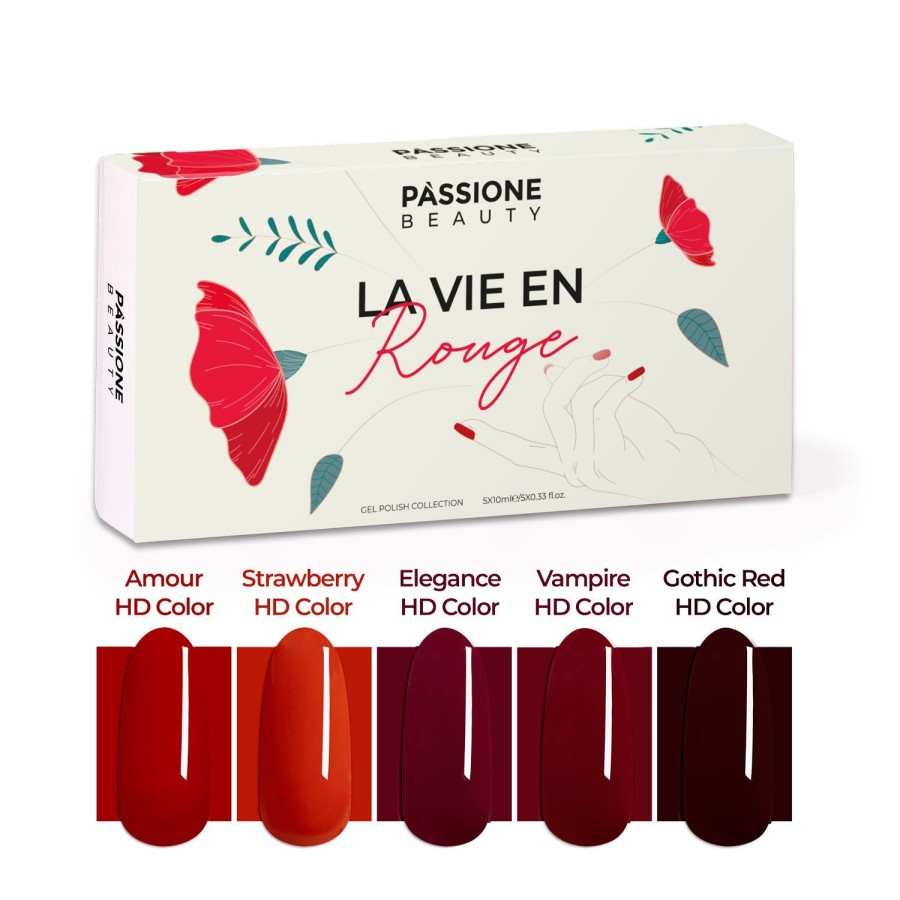 Semipermanenti Passione beauty | La Vie En Rouge Kit