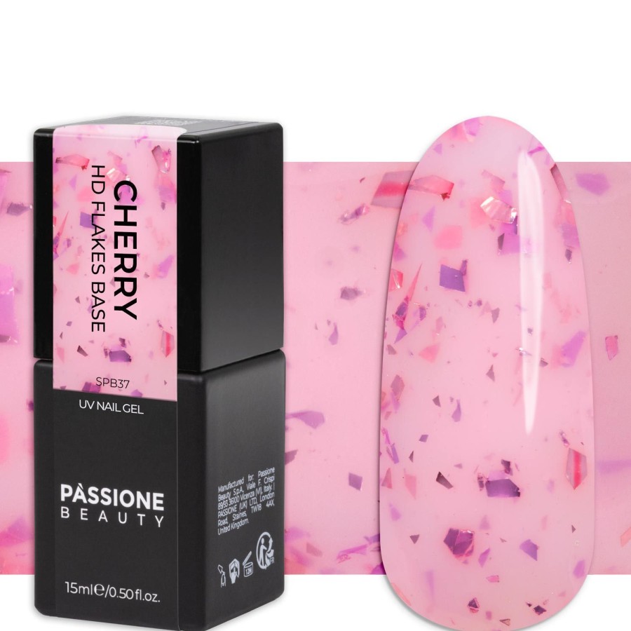 Semipermanenti Passione beauty | Hd Cherry Flakes Base 15 Ml