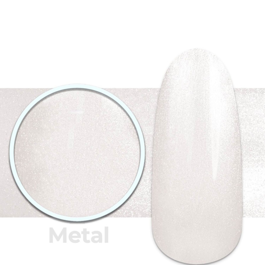 Gel Uv Colorati Passione beauty | Gel Color M4 Bianco Metal