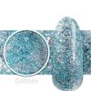 Gel Uv Colorati Passione beauty | Gel Glitter G51 Azzurro Flash