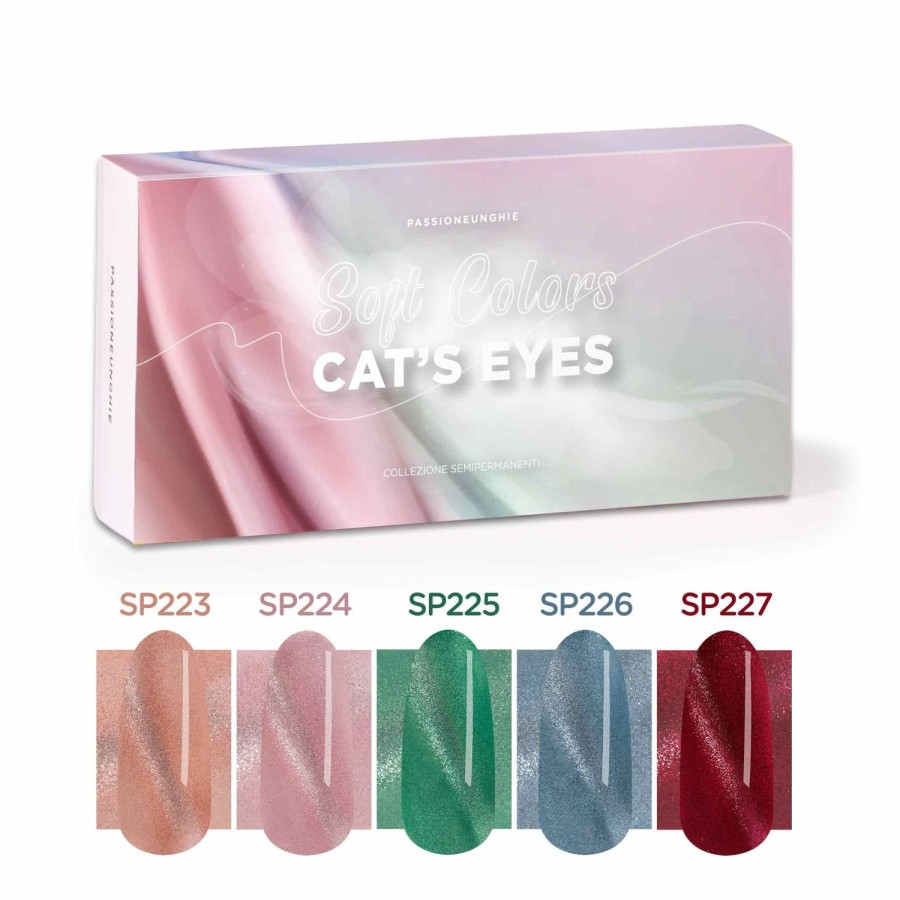 Semipermanenti Passione beauty | Soft Colors Cat'S Eyes Kit - Semipermanente