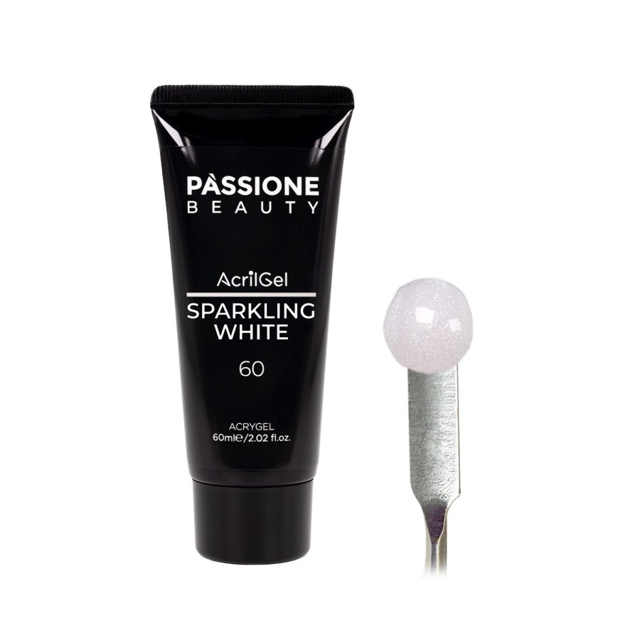 Ricostruzione Unghie Passione beauty | Acrilgel 60 Ml Sparkling White