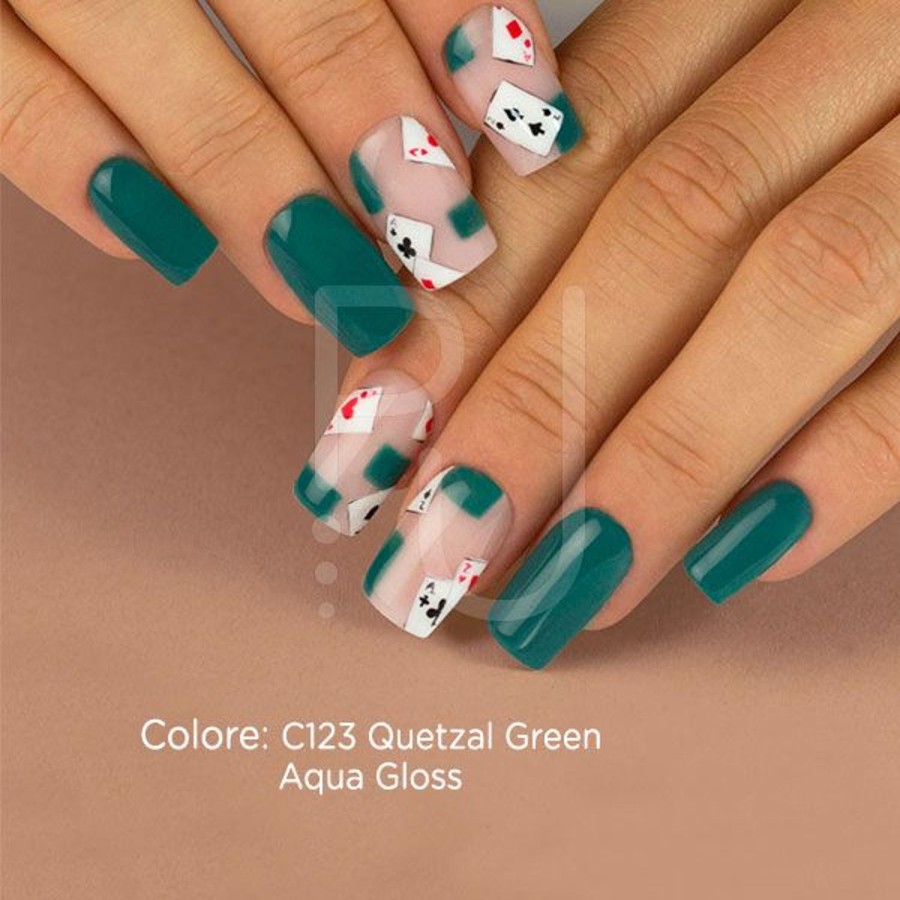 Gel Uv Colorati Passione beauty | Gel Color C123 Quetzal Green