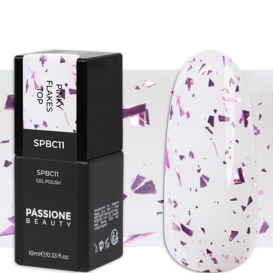 Semipermanenti Passione beauty | Pinky Flakes Top 10 Ml